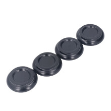 4 Stück Kleine Klavierrollenständer Bodenschoner Anti-Vibrations Schwarz