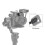 15mm Rod Clamp Adapter with Mounting Plate for DJI Focus Pro LiDAR 2