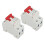2P 50A 500V DC Leitungsschutzschalter DIN-Schiene 4500A 16