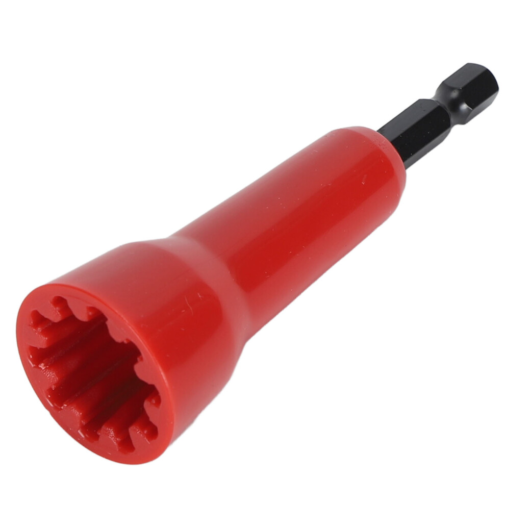 Wire Twisting Tool Abs Iron Labor Saving Universal Spin Twist Wire Connector Socket For Drills Red 7601314122193
