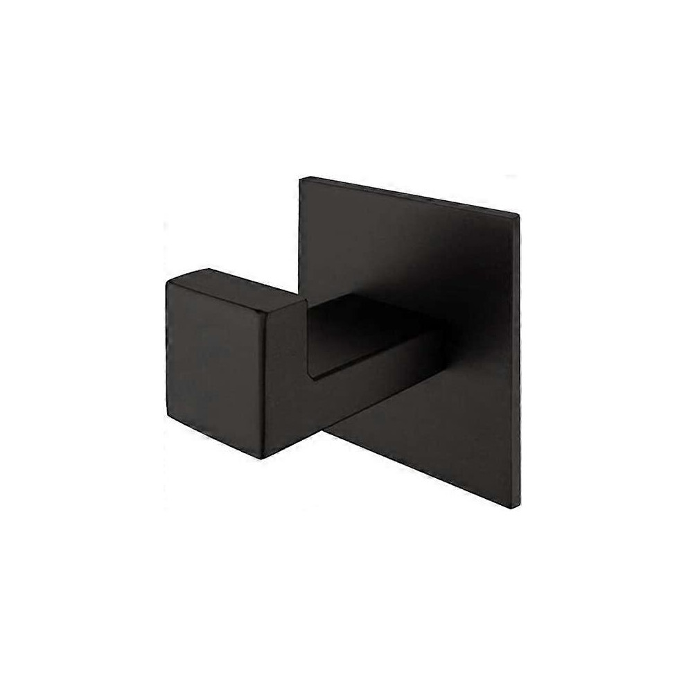 (As Show, One Size) 2Pcs Self-Adhesive 304 Stainless Steel Towel Hooks Without Drilling, Towel Hook Bathroom Accessories, Towel Hook Bathr Black
