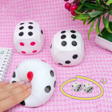 Würfel Stressball TPR weich springend Fingertipp-Spielzeug