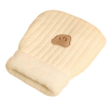 (light brown, One size) Thickened Winter Sleep Bag Pocket Type Pet Homes Soft Indoor Cats Cushions for Warmth and Durability in Winter White
