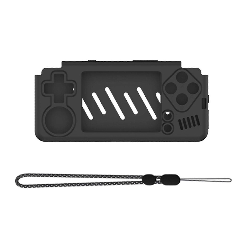 (Black, One Size) Protective Case Silicone Skin Scratchproof Shell For Miyoo A30 Game Console Skin Sleeve Gamepad Housing Gaming Accessory Black 3081097235008