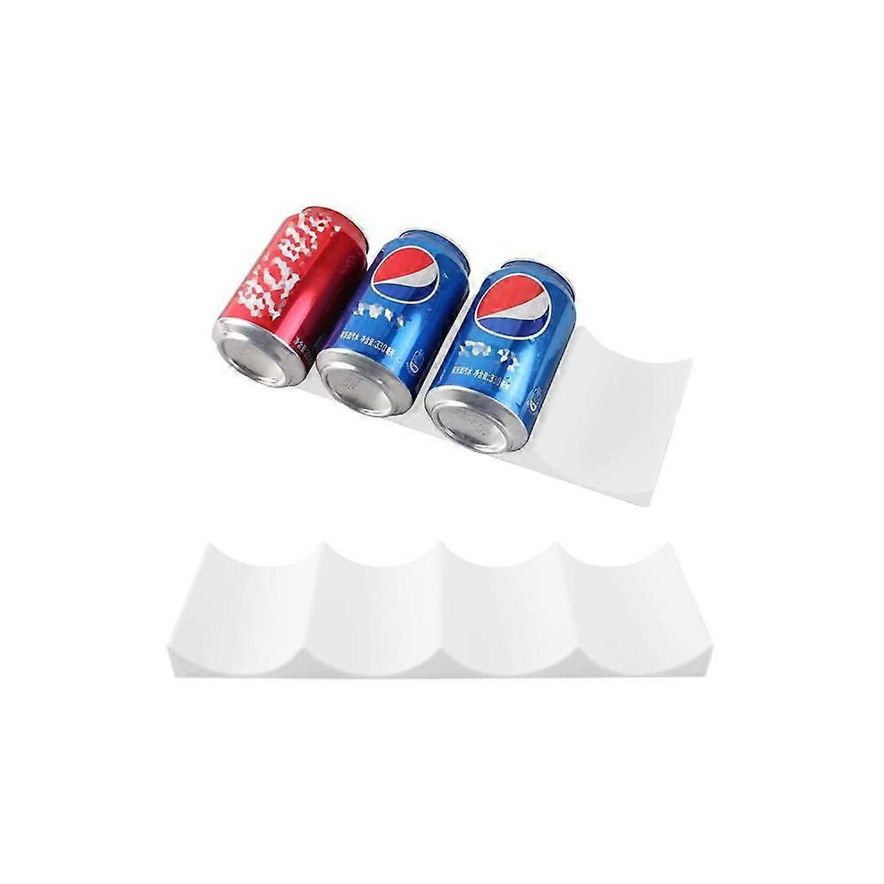 (As show, One size) 2 Pieces European Style Plastic Wine Rack Water Bottle Wine Holder Storage Organizer for Kitchen Countertop Pantry Fridge (White)