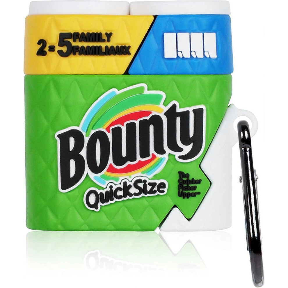 (As show, One size) Case for Trendy Design Cover for AirPods Silicone Cases AirPod 2/1 (Bonty Paper)Cute Funny Cartoon 3D Kawaii Fun Soft Designer Uni-image-OPC-PHQSFCF-NEW