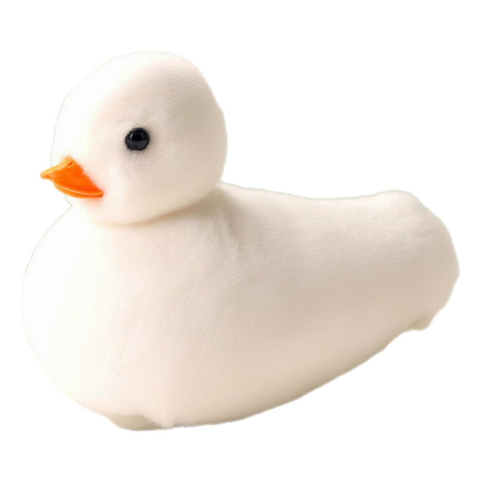 (Yellow, One Size) Electric Walking Swinging Duck Plush Toy Kids Educational Toy Quacking Walking Duckling Stuffed Animals Gift For Toddler White 3081097254221