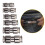 (Plastic version, One size) Quickly Connect Air Valves Adapter Set Durability Plastic Air Nozzle Connector for Multiple Applications 2