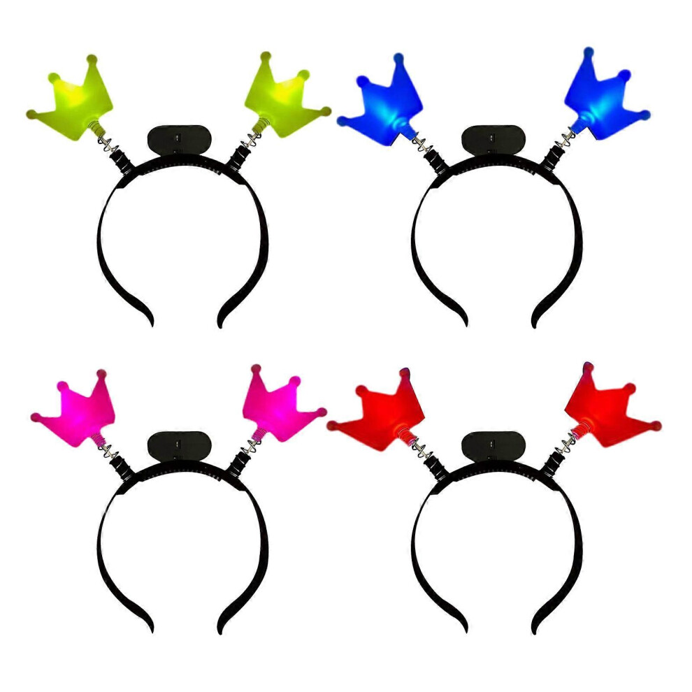 (Crown Crown, One Size) Star Headband New Year 2025 Headwear Photo Props Party Cosplay Costumes Dancing Party Headband Christmas 3081097236463