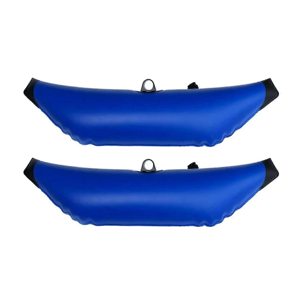 (Blue, One Size) Kayak Inflatable Outrigger Float Kayak Boats Standing Float Stabilizer Fishing Standing Float Kayak Stability Systems Blue 3081097236715