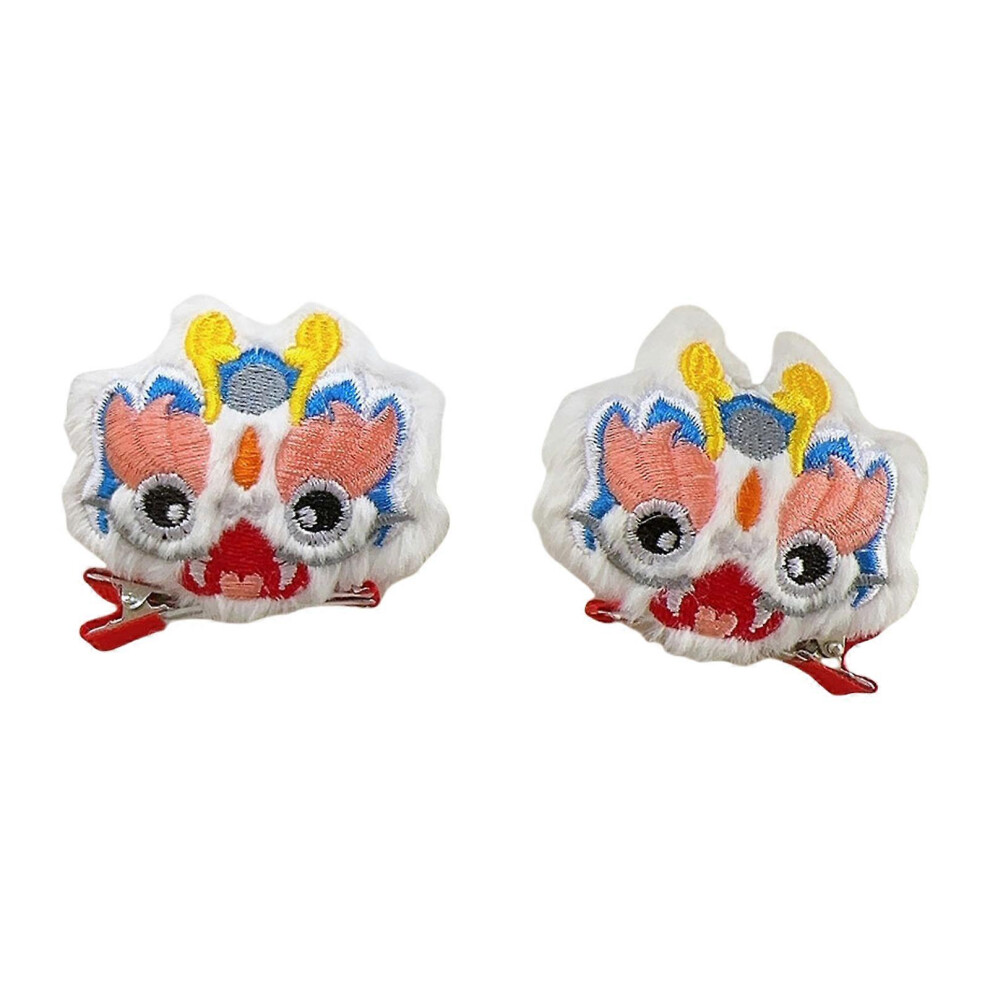 (Ja1744 A Pair Of Whi, One Size) Unique Embroidery Snake Headband For Traditional Chinese Spring Festival Celebration Snake Hairhoop For Various Occas 3081097254795