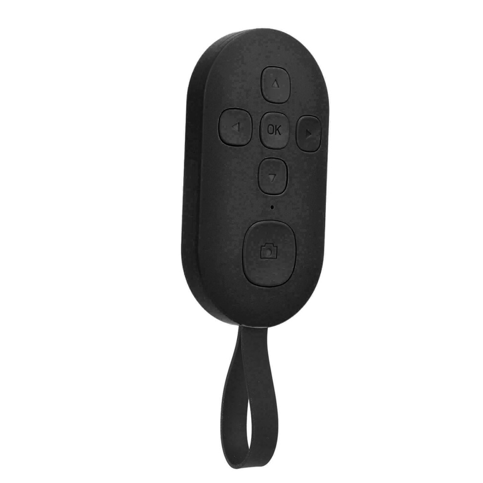 Bluetooth Remote Control Phone Page Turner Rechargeable Remote Selfie Clicker Hands Free For Smartphone Tablets Black 9311314127736