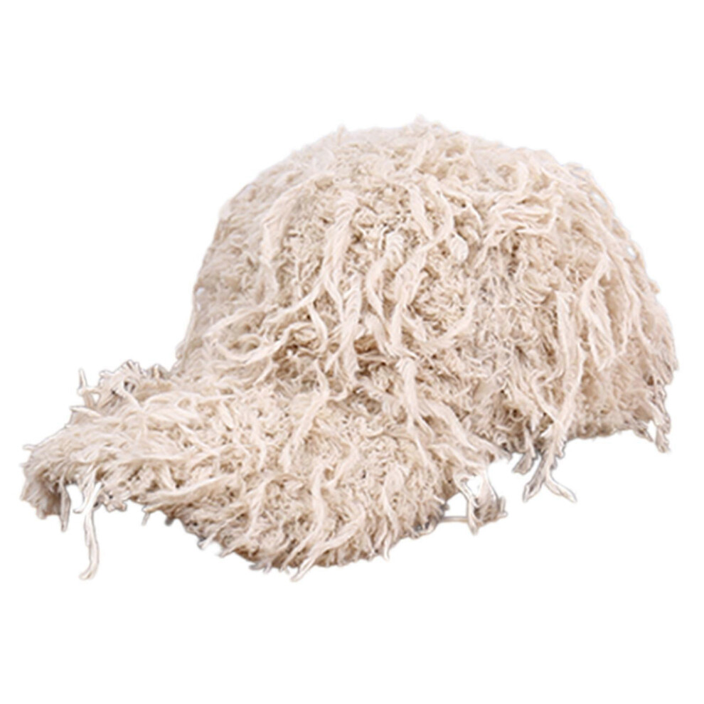 (Khaki, One Size) Stylish Plush Caps Soft Warm Baseball Hat Adjustable Snapbacks Hat For Hiphop Dancing Fashion Furry Winter Hat Headwear Beige 3081097253262