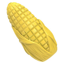 (lake blue, One size) Dog Squeaky Meaty Corn Toy for Pet Dog Biteable Dog Chewing & Grinding Toy Chew Resistant Dog Enriching Activity Toy  Yellow