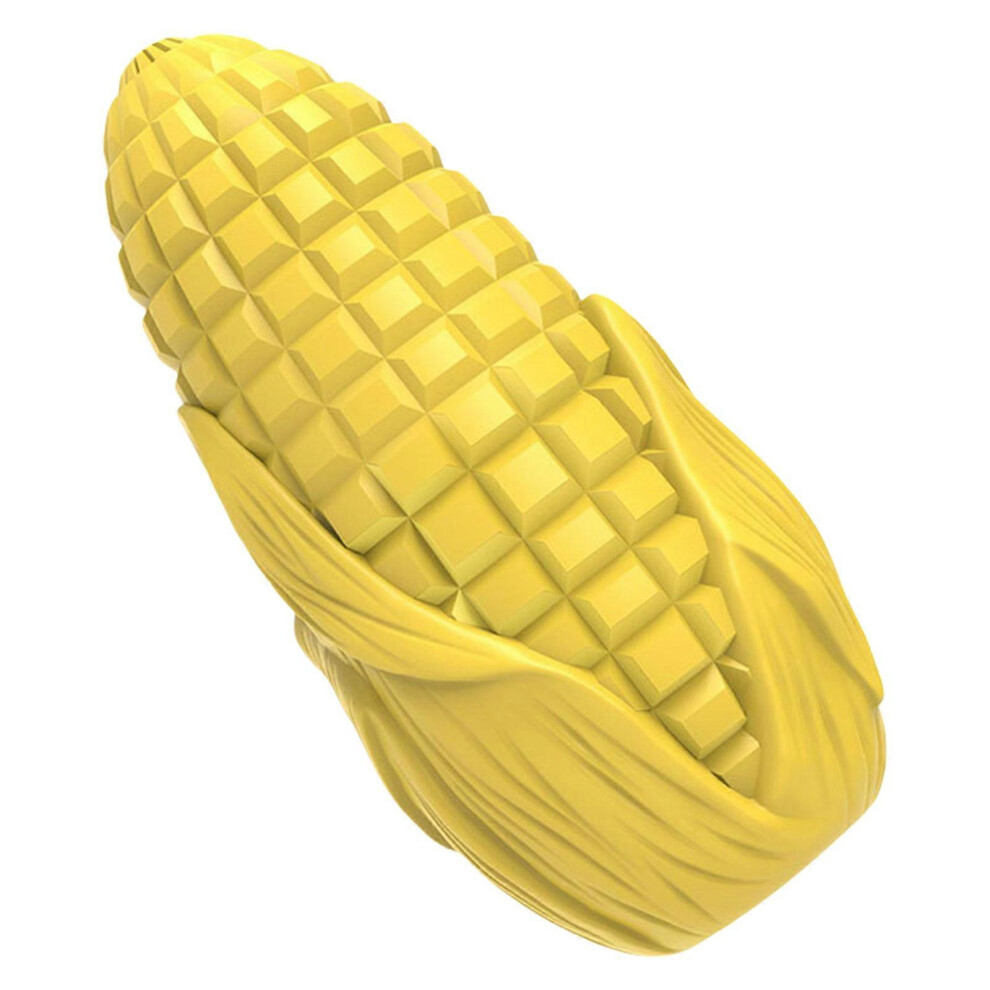 (Lake Blue, One Size) Dog Squeaky Meaty Corn Toy For Pet Dog Biteable Dog Chewing & Grinding Toy Chew Resistant Dog Enriching Activity Toy Yellow 3081097232403