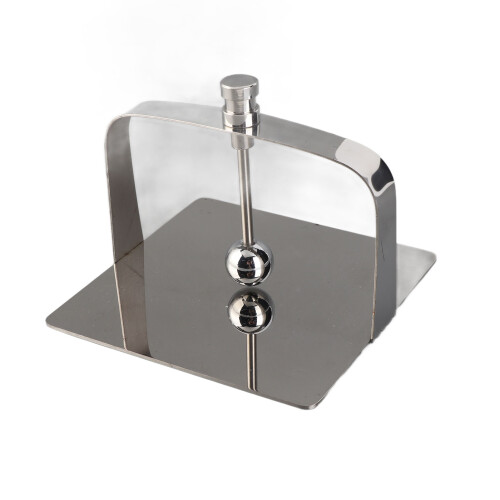 Edelstahl-Serviettenhalter Tischständer Silber 2