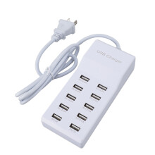 10-Port USB-Ladehub 50 W ABS Sicher Tragbar