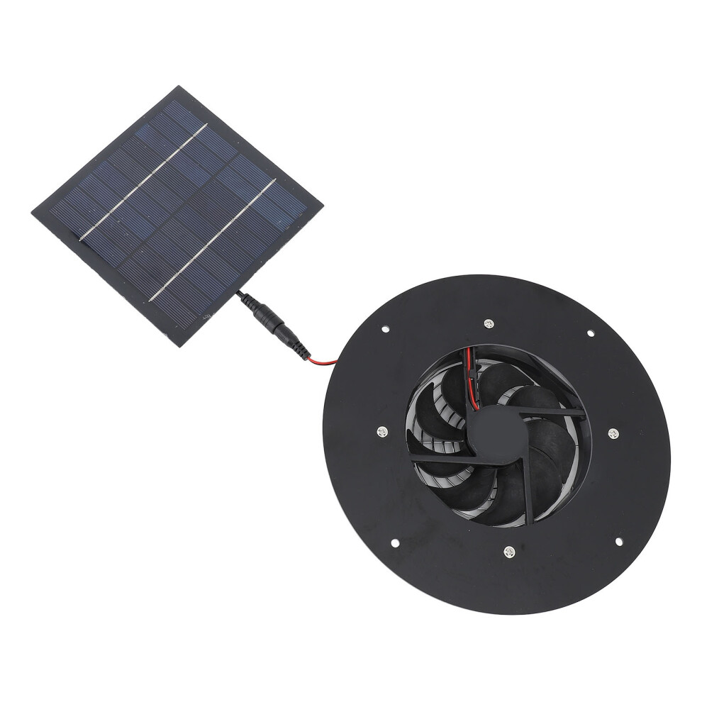 Solar Powered Exhaust Fan 10W Solar Panel High Efficiency Low Noise Solar Ventilation Fan For Greenhouse Pet Houses 9301314132441
