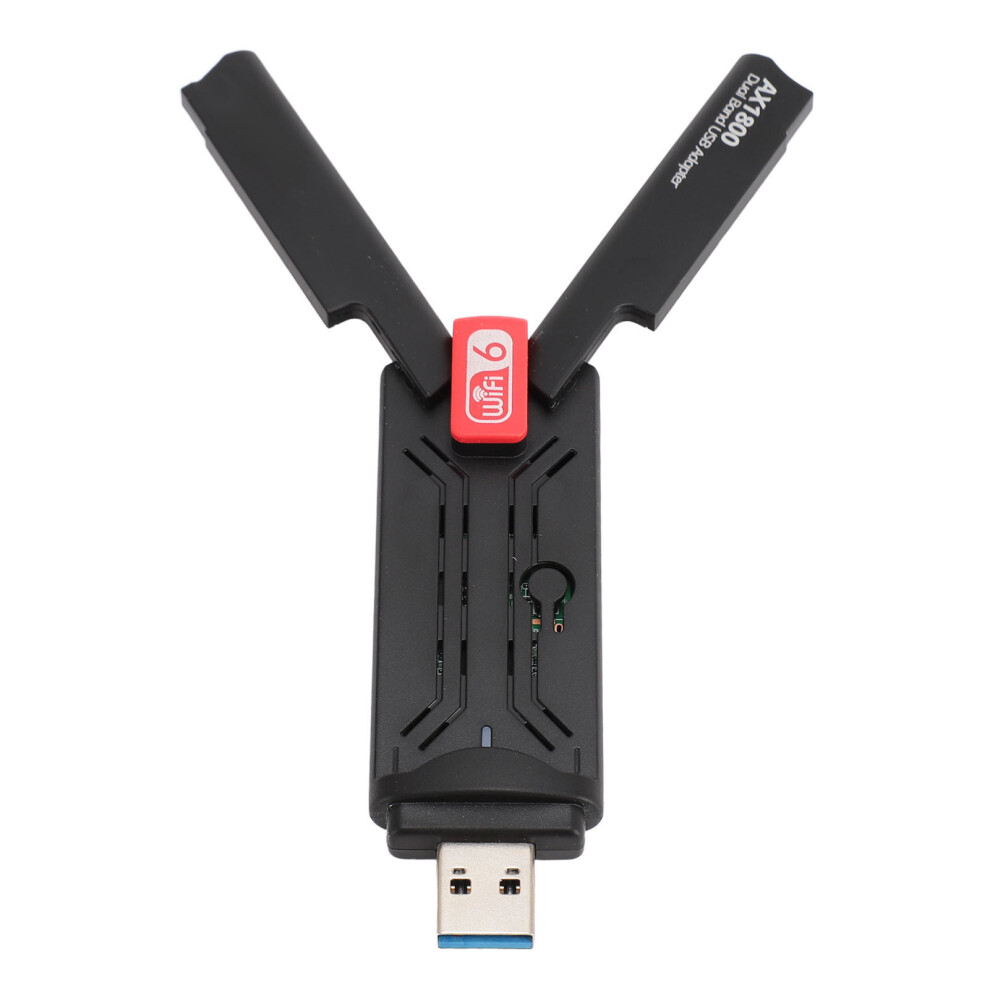 Ax1800 Wifi 6 Usb Adapter 5Dbi Dual Antennas 2.4Ghz 5Ghz Dual Band Support Mu Mimo Ofdma Usb Wifi Dongle Wireless Network Adapter 8241314131956