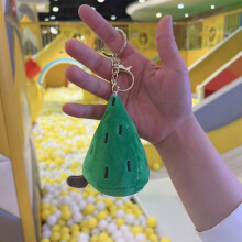 Mini-Plüsch-Weihnachtsbaum-Schlüsselanhänger, weiches Ornament