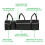 Rücksitz-Organizer Schwarz 90x25cm 35.4x9.8in 6