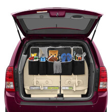 Rücksitz-Organizer Schwarz 90x25cm 35.4x9.8in