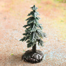 Miniature Christmas Tree High Simulation Artificial Christmas Tree Model Birthday Cake Ornament for Micro Landscape