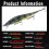 Sinkender Minnow Swing-Köder 12 cm 13,3 g 5 Farben 7