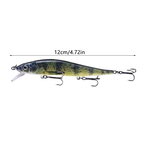 Sinkender Minnow-Swing-Köder 12 cm 13,3 g 5 Farben ABS 1