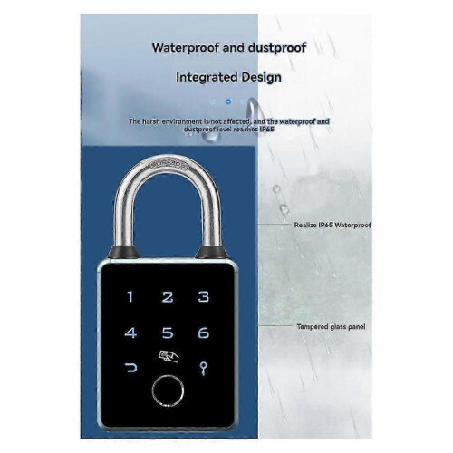 TTLOCK Smart Padlock APP Control Waterproof Password IC Card RFID 1