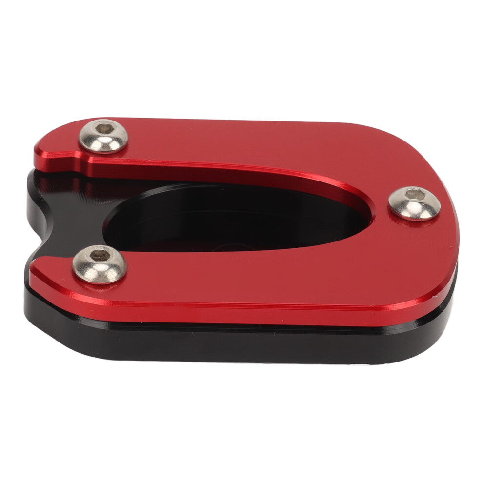 Motorcycle Kickstand Pad Aluminium Alloy Sidestand Foot Rest Replacement For Enfield Meteor 350 2021Â2023 Red 3531314135890