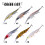 Mitteltief-tauchender Minnow-Köder 14,7 g 13,5 cm 6 Farben 6