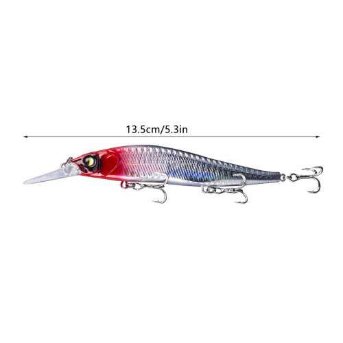 Minnow-Köder mit mittlerer Tauchtiefe 14,7 g 13,5 cm 6 Farben 1
