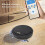 Robot Vacuum Cleaner Automatic APP Control Smart Sweeping Robot with 100ml Water Tank 7.4V Black 9