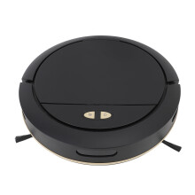Robot Vacuum Cleaner Automatic APP Control Smart Sweeping Robot with 100ml Water Tank 7.4V Black