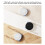 Robot Vacuum Cleaner Automatic APP Control Smart Sweeping Robot with 100ml Water Tank 7.4V Black 6