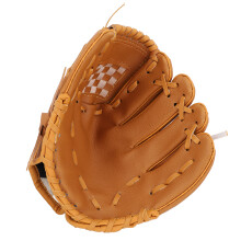 11,5 Zoll brauner Baseball- und Softball-Handschuh mit ergonomischem PU-Leder-Design