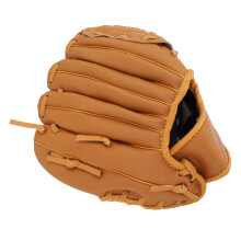 Ergonomischer PU-Leder Baseball-Handschuh 10,5 Zoll braun