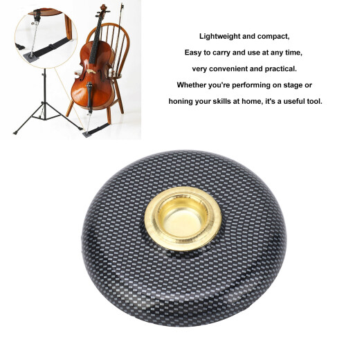 Cello-Endpin-Rest Antirutsch-Matte, Unterseite 9,5 cm 2