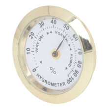 Alloy Violin Hygrometer Ø 38 mm, Dicke 9,4 mm