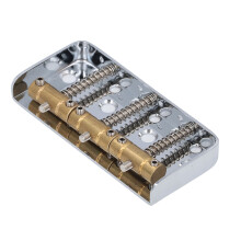 3-Sattel Tele-Brücke Silber, 6-Saiten-Ersatz