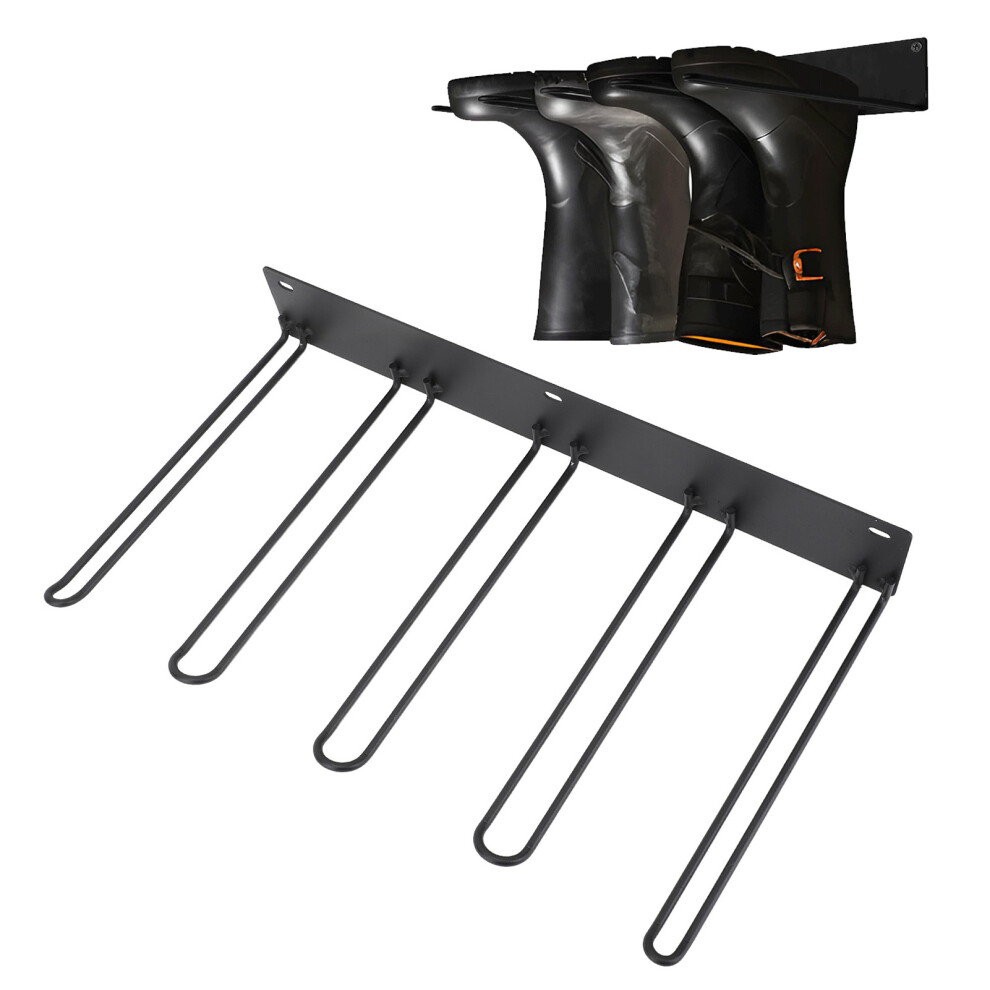 Boot Rack Metal Wall Mounted Metal Large Load Bearing Wrinkle Free Rustproof Wader Hangers for Entrances Wardrobes-image-OPC-PHQSNM8-NEW