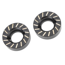 2 Stück Messing-Knöchel-Gewichte 5.5oz Schwarz SCX10-90046
