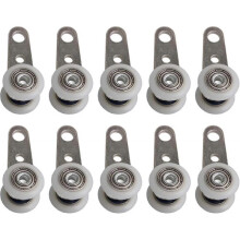 Set Of 10 Rollers for Bay Windows Or Sliding Doors - In Metal And Plastic - 44 X 19 Cm Lefou Banmo