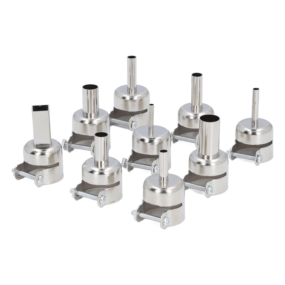 9Pcs Set Heat Gun Nozzle Kit 3Â12Mm Stainless Steel Hot Air Soldering Heat Gun Nozzle 3061314156712