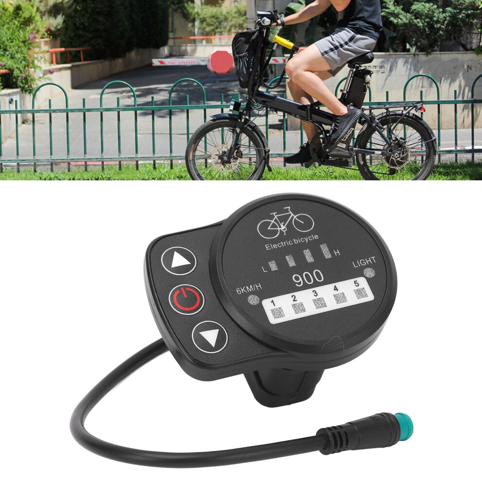 36V 48V Electric Bike LED Meter Speed Battery Power Headlight Switch Display Panel for KT Controller Waterproof Joint-image-OPC-PHQSP7P-NEW