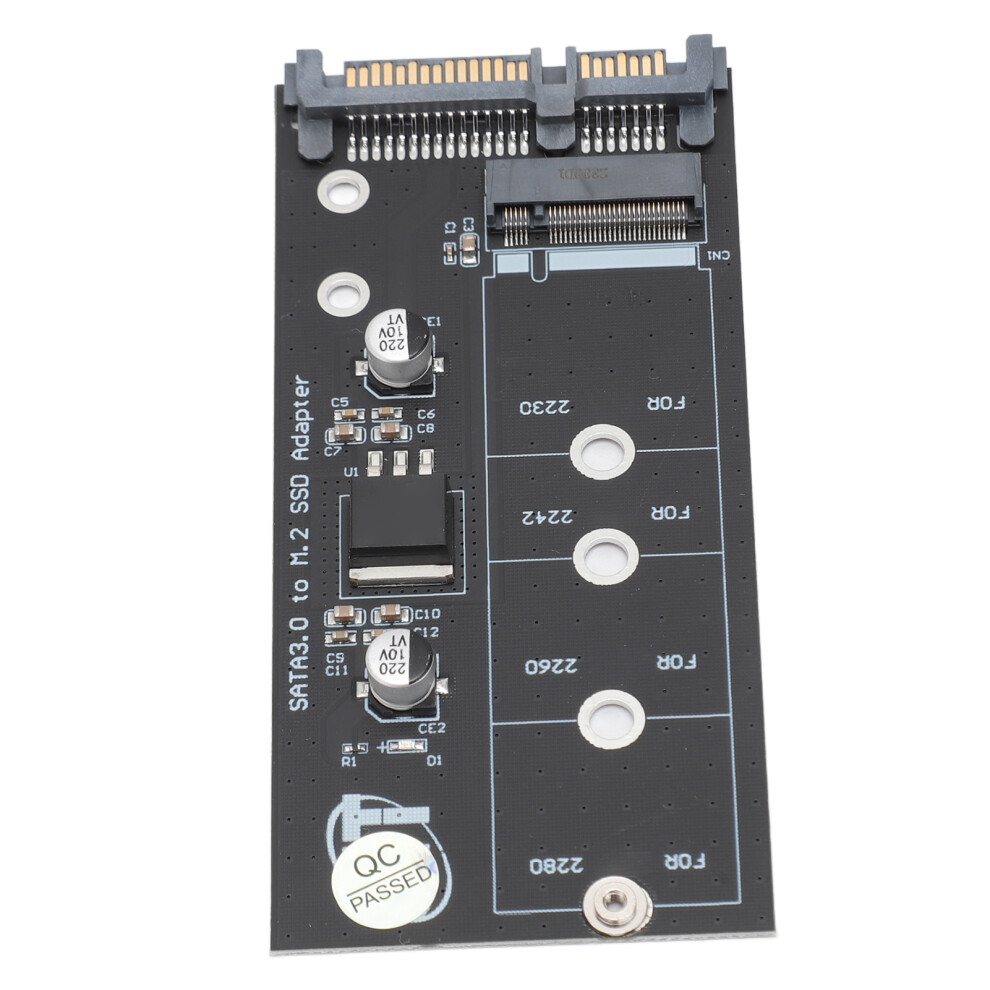 M.2 Ngff To Sata Adapter Card Professional 6Gbps Supports M.2 Ngff 2280 2260 2242 2230 M.2 Ngff Ssd To 2.5 Inch Sata Converter 7901314160356