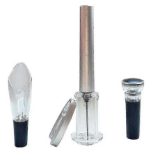 Wine Opener with Foil Cutter Gift Set for Wine Lovers |wine Pump Air Pressure Wine Bottle Opener)