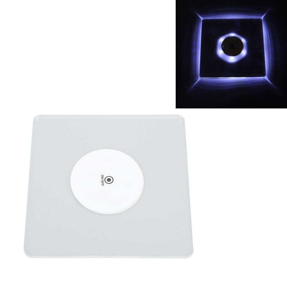 Transparent LED Coaster 3 Modes White Light LED Cup Coaster Non Slip 300mAh LED Cup Holder Lights for Bar Party-image-OPC-PHQSPDB-NEW