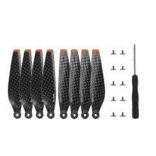 (8 pieces) DJI Mini 3 Pro/4 Pro Carbon Fiber Propellers - Quiet Noise Reduction Replacement Blades for Drone)